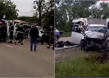 ნატახტართან ორი მიკროავტობუსი ერთმანეთს შეეჯახა, არის მსხვერპლი