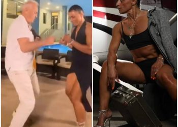 “აქ ჩემი დაკუნთული ვიზუალი ბევრს უკვირს”- ვინ არის ქალი რომელიც გივი სიხარულიძესთან ერთად ცეკვავს?