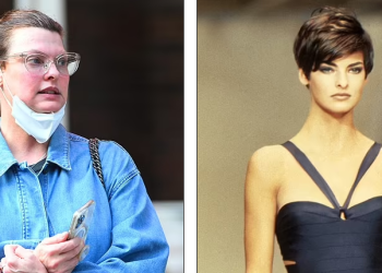 ლინდა ევანგელისტა წარუმატებელი პლასტიკური ოპერაციის შემდეგ პირველად გამოჩნდა (ფოტოები)