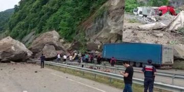 თურქეთში, ქემალფაშასა და ხოფას შორის მდებარე ავტობანზე, კლდის ჩამოშლის შედეგად დაიღუპა ერთი ადამიანი, ორი კი მძიმედ დაშავდა