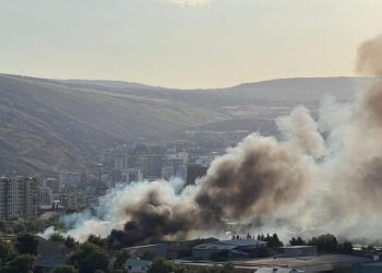 ხანძარია ამ წუთებში სამგორის რაიონშიც
