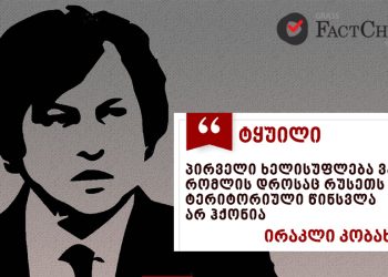 ირაკლი კობახიძის მორიგი ტყუილი – Factcheck