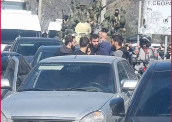 რუსეთის მხრიდან ლარსის გამშვებ პუნქტთან რუსი სამხედროები გამოჩნდნენ ? – ფოტოები სოცქსელიდან