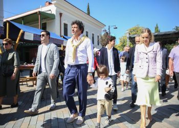 დედაქალაქის მერი ოჯახთან და უცხოელ კოლეგებთან ერთად, „თბილისობის“ ფარგლებში მიმდინარე ღონისძიებებს დაესწრო