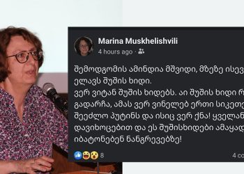 “არა ვარ პუტინისტი, ველოდი უკრაინის დასჯას…” – რას წერს ლექტორი, რომელიც პუტინისგან შუშის ხიდის დანგრევას ითხოვდა