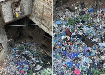 მელიქ აზარიანცის სახლის ეზო … ალბათ მოსახლეობა პირვანდელ სახეს უბრუნებს ამ ისტორიულ შენობას  – ფოტოები რუსთაველიდან