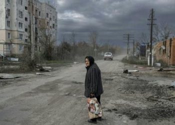 ოკუპირებული ხერსონი ელექტროენერგიისა და წყლის გარეშე დარჩა