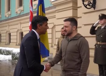 რიში სუნაკი კიევში ჩავიდა