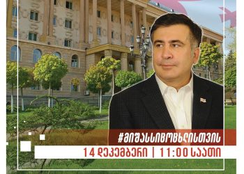 “მიშას სიცოცხლისთვის” – ნაციონალური მოძრაობა აქციას აანონსებს