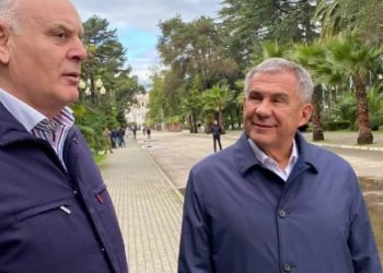 თათრეთის პრეზიდენტი ოკუპირებული აფხაზეთის ე.წ. პრეზიდენტს შეხვდა