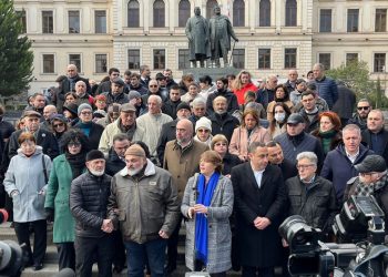 „ყველა  მშიშარა, მონა და  მხდალი არ არის! ამ პროცესს, ვერავინ გააჩერებს, ეს გამორიცხულია“ – გედევან ფოფხაძე 24 თებერვლის აქციაზე