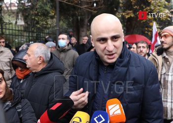 „გამიხარდებოდა, აქციაზე გაცილებით ბევრი ვყოფილიყავით, ეს არ არის ადეკვატური სურათი, თუმცა ასახავს იმ რეალობას, რა რეალობაშიც ჩვენ თავი ჩავიგდეთ“ – ნიკა მელია აქციაზე