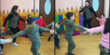 (ვიდეო) – წალენჯიხის მერის მოადგილე სტუმრად საბავშვო ბაღში