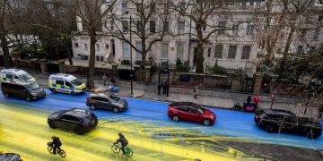 ლონდონი, რუსეთის საელჩოსთან – 23.02. 2023