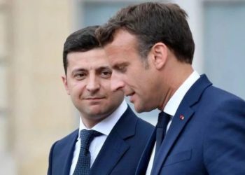 მაკრონმა ზელენსკი საპატიო ლეგიონის ორდენით დააჯილდოვა (ვიდეო)