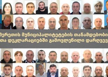 დამალული წილები და შეუთავსებელი საქმიანობა – იმერეთში 46-მა მოხელემ დეკლარაცია დარღვევებით შეავსო