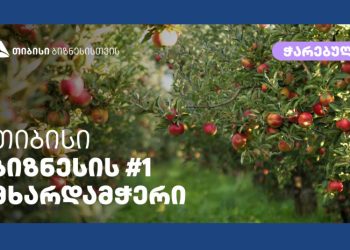 თიბისისთან პარტნიორობით კომპანია „ჭარებულამ“ გორის რაიონში ინტენსიური ვაშლის ბაღები გააშენა
