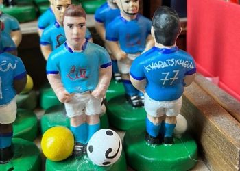 ხვიჩა კვარაცხელია სააღდგომო კვერცხზე გამოსახეს