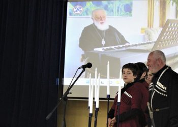 პატრიარქის აღსაყდრებიდან 45, ხოლო დაბადებიდან 90 წლისადმი მიძღვნილი საიუბილეო-სააღდგომო საღამო წალენჯიხაში – ფოტოები