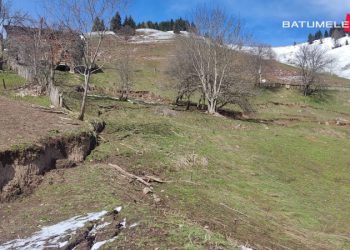 ბზარები მიწაზე და ჩამოშლილი ფერდობები – ხულოში მეწყრული პროცესები გააქტიურდა