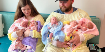 აშშ-ში ქალს 5 ტყუპი შეეძინა