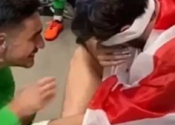 ხვიჩა კვარაცხელია გასახდელში ატირდა – ემოციური კადრები