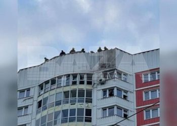 მოსკოვში ორ საცხოვრებელ კორპუსს უკრაინული დრონები შეეჯახა