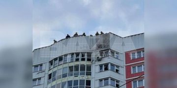 მოსკოვში ორ საცხოვრებელ კორპუსს უკრაინული დრონები შეეჯახა