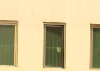 მიხეილ სააკაშვილი პალატის ფანჯრიდან “ვივა მედთან” შეკრებილებს მიესალმა