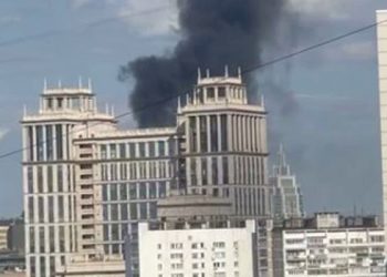 მოსკოვში ძლიერი ხანძარია