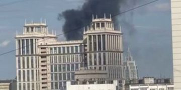 მოსკოვში ძლიერი ხანძარია