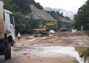 რიკოთზე მიწა ჩამოშვავდა – მოძრაობა შეზღუდულია