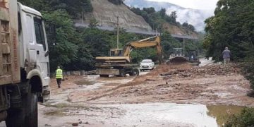 რიკოთზე მიწა ჩამოშვავდა – მოძრაობა შეზღუდულია