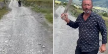 სვანეთში ძაღლს თავს დაესხნენ (ვიდეო)