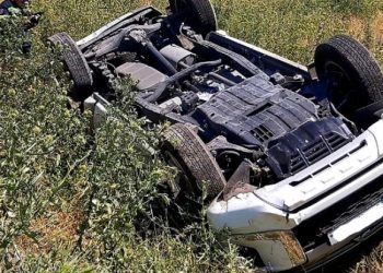 ავარია კავთისხევში – წყალმომარაგების კომპანიის პიკაპი და მსუბუქი მანქანა ერთმანეთს შეეჯახნენ