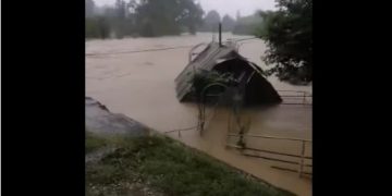 (ვიდეო) დაიტბორა ხობის საავადმყოფოც – სტიქია სამეგრელოში