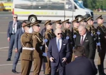 ჯო ბაიდენი ვილნიუსში ჩავიდა