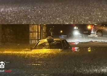 წყალი მეტროში, წაქცეული ხე, ჩაძირული მანქანები – რა ხდება თბილისში