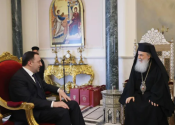 პრემიერი გოლგოთას გზაზე და სტუმრად იერუსალიმის პატრიარქთან