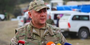 შს მინისტრი შოვში, სტიქიის ზონაში დღეს პირველად ჩავიდა