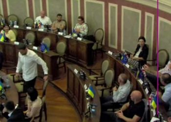 (ვიდეო) – “ვაზელინი ხარ”, “უზრდელი ხარ” – რა ხდება საკრებულოს სხდომაზე?