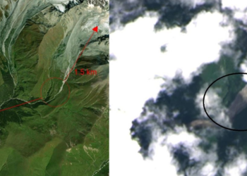 ტრაგედიამდე რვა დღით ადრე, სატელიტურ ჩანაწერებში ცვლილებების მთელი ჯაჭვი ჩანდა