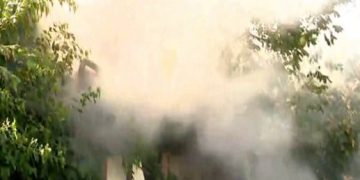 თბილისში, სვანეთის ხევის ქუჩაზე ხანძარია