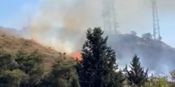 თბილისში, კუკიის სასაფლაოს მიმდებარედ ხანძარია