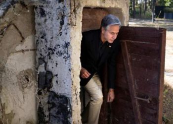 ენტონი ბლინკენი უკრაინაში მიწისქვეშა თავშესაფარში იმყოფებოდა და მესაზღვრეებს შეხვდა