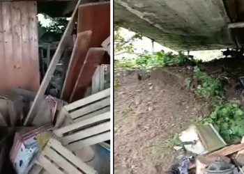 (ვიდეო) – “გაგვიყვანეთ აქედან, ამ ეზოში გავათევინო ღამე 3 წლის ბავშვს?” – გურია