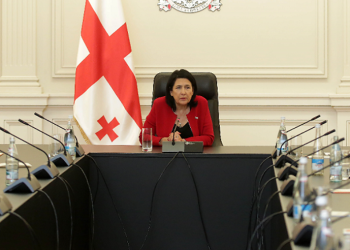 პრეზიდენტი EU-ს და დიდი ბრიტანეთის ელჩებს და აშშ-ის ელჩის მოვალეობის შემსრულებელს შეხვდა