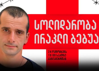 სოლიდარობა ირაკლი ბებუას ! – პარლამენტთან აქცია დაანონსდა