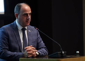 დავით ნარმანია აწსუ-ს საიუბილეო ღონისძიებაზე სიტყვით წარდგა