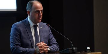 დავით ნარმანია აწსუ-ს საიუბილეო ღონისძიებაზე სიტყვით წარდგა